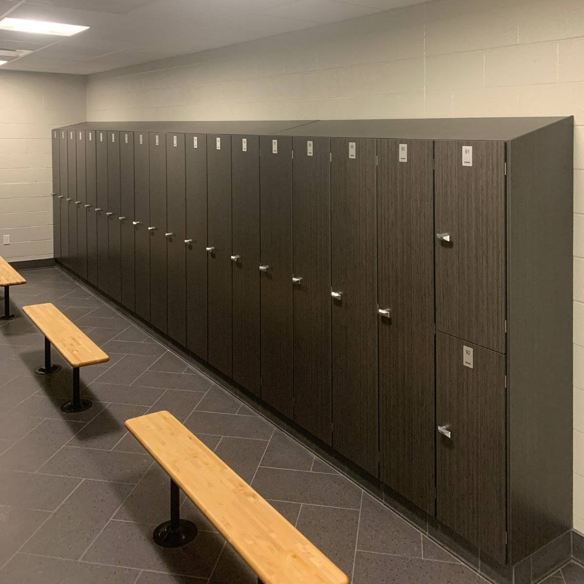 FOREMAN Phenolic Locker at YMCA