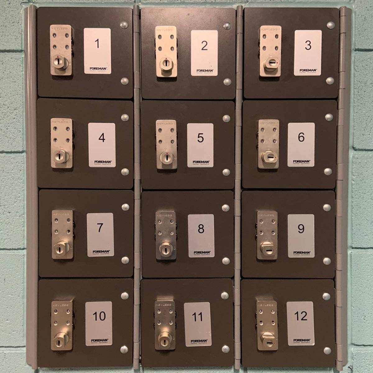 FOREMAN Phenolic Locker at YMCA