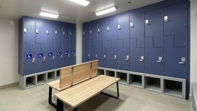 Signature Phenolic Lockers Installation
