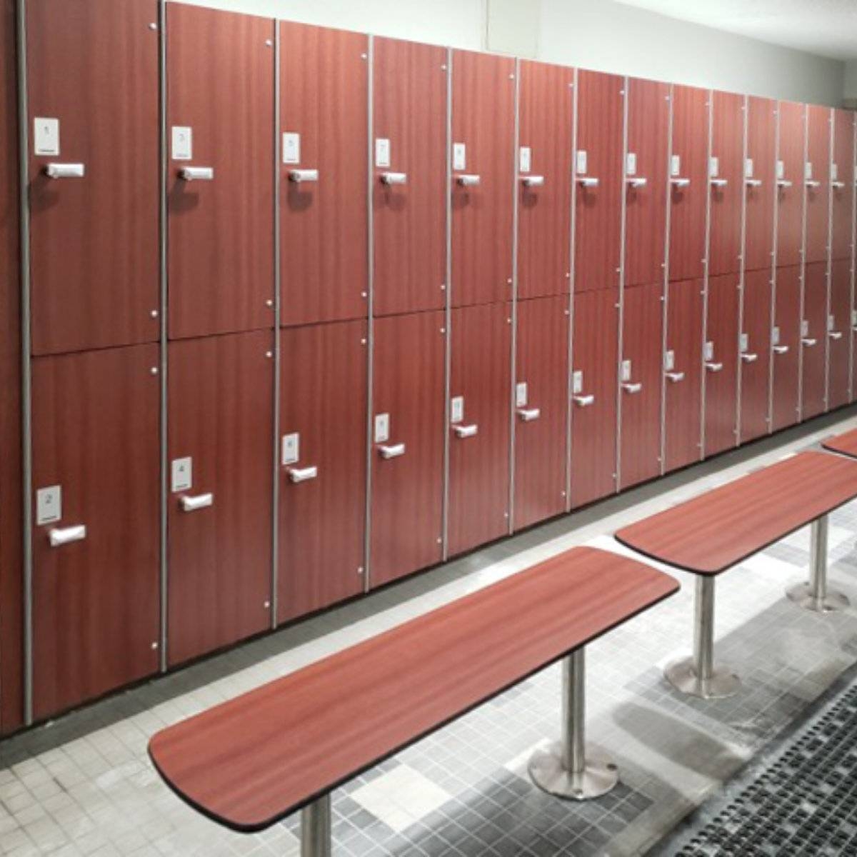 FOREMAN Phenolic Locker at YMCA