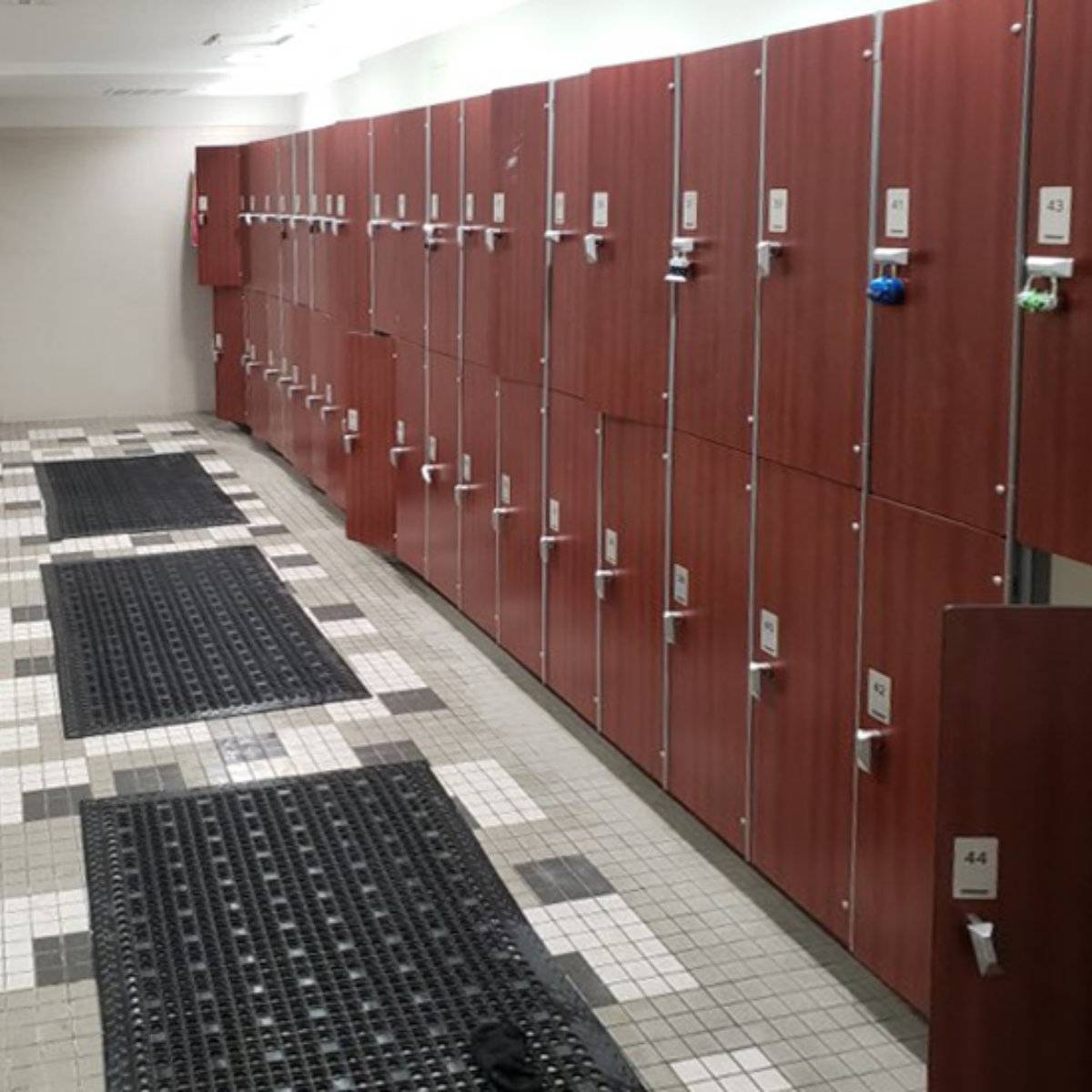FOREMAN Phenolic Locker at YMCA