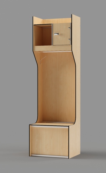 Athletic Locker - Model: CHAMPION 80"H with Upper Shelf