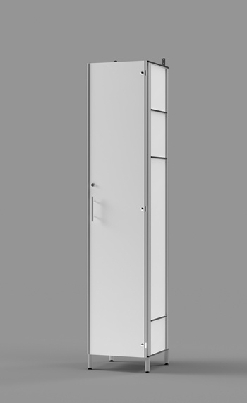 Executive Employee Locker with Lockable Inner Compartment