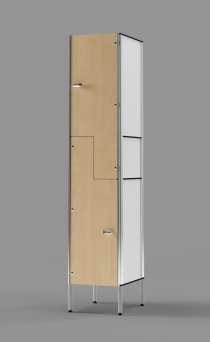 Phenolic Z-tier US-style Locker