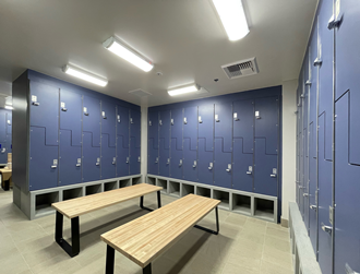 Another beautiful installation of FOREMAN Signature lockers