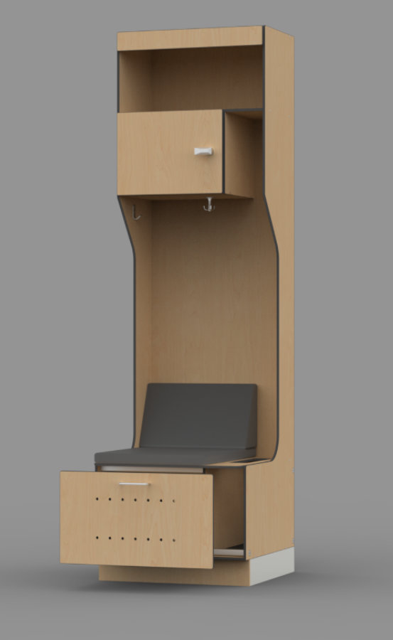 Lacrosse locker