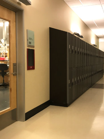  Chapman University locker installation