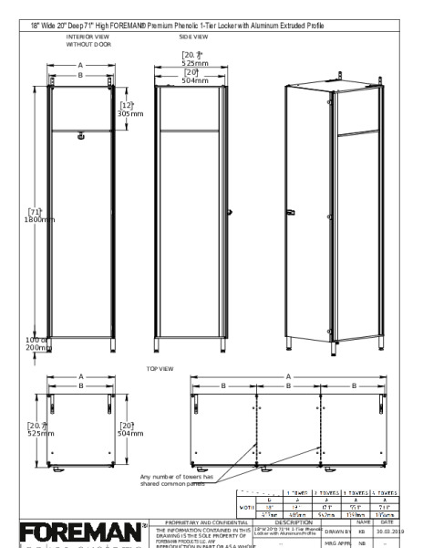 FOREMAN® LOCKER SYSTEMS Murrieta, CA