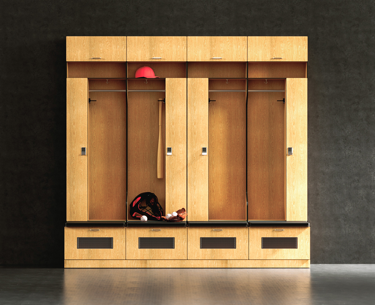 baseball lockers