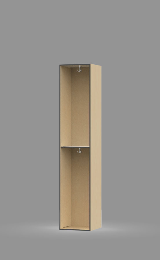 Open 2-Tier Locker  | Phenolic
