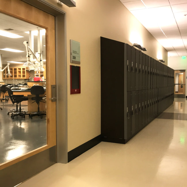 Chapman University Locker Installation