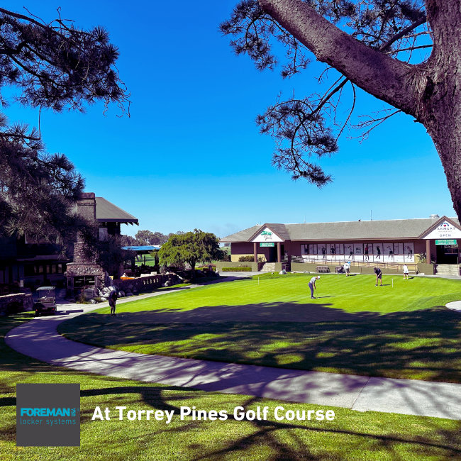 FOREMAN® Lockers at Torrey Pines Golf Course