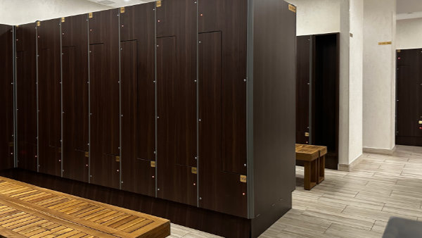 World Spa Locker Installation
