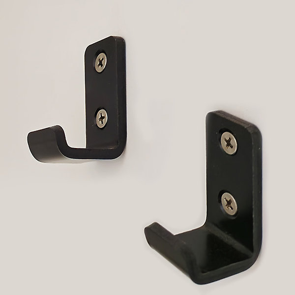 J hooks for ski locker goggles and coat storage