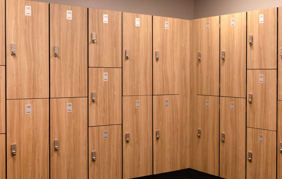 Traditional Solid Phenolic Gym Lockers