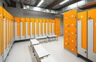 Enhancing Locker Rooms with a Multicolor Design