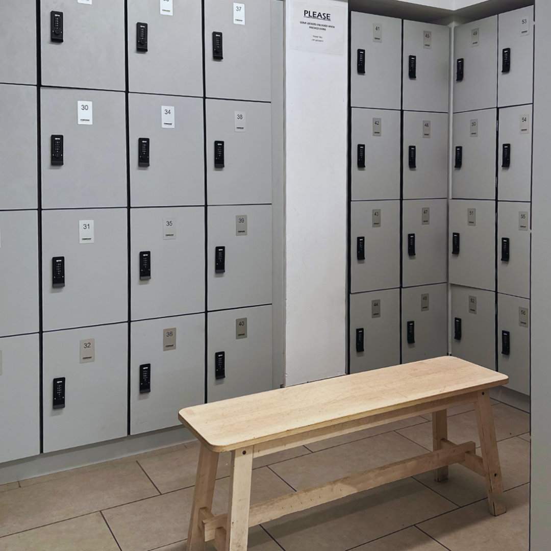 Golf club employee lockers with ojmar locks