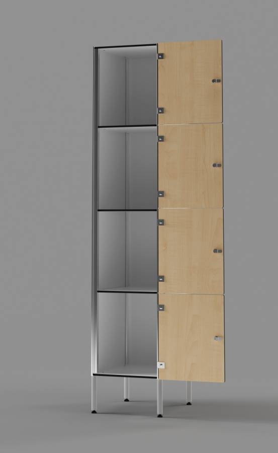 Manitoba Maple 4-Tier Locker