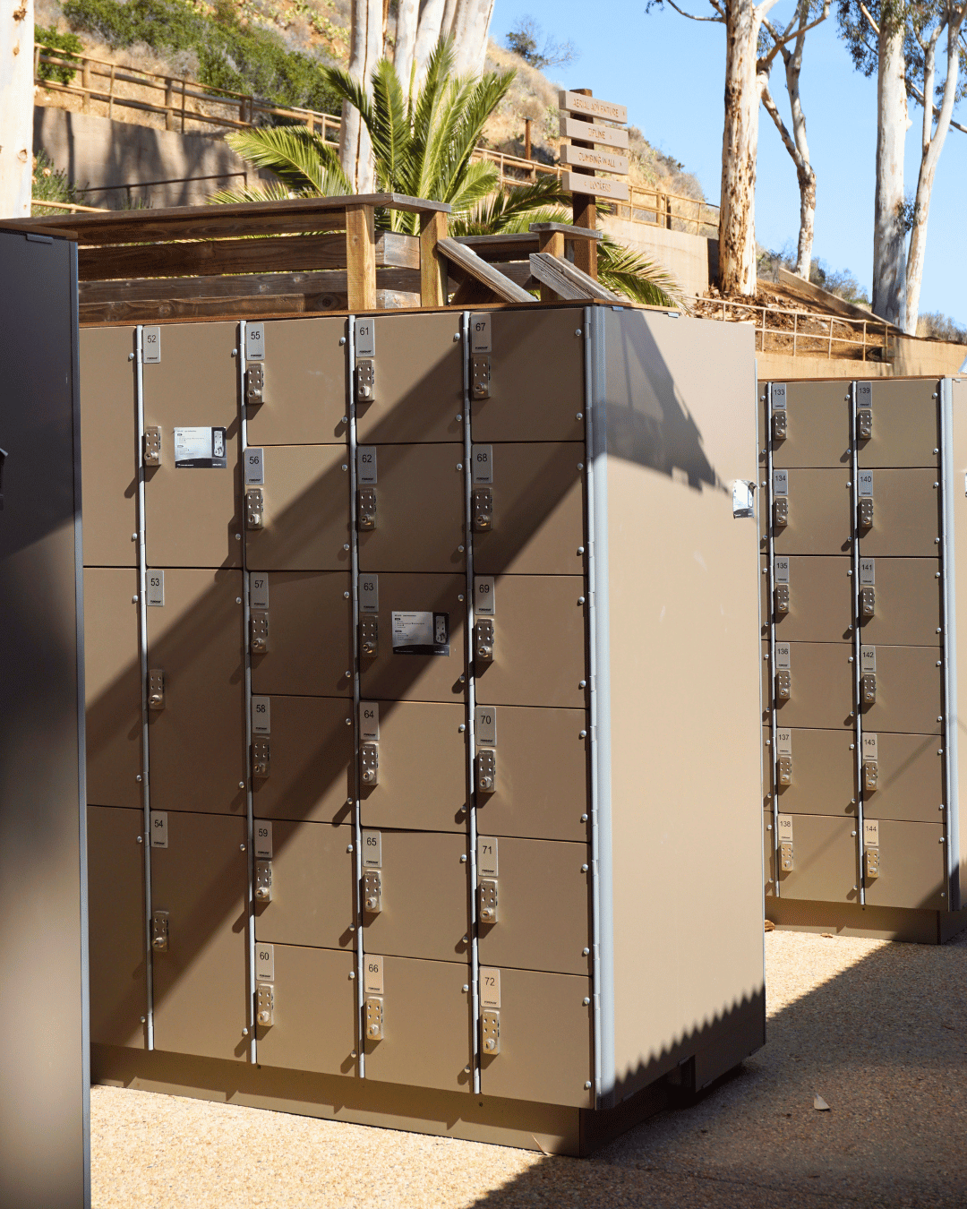 outdoor lockers