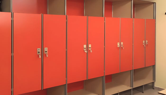 Custom Tennis Lockers, Phenolic Athletic Locker 