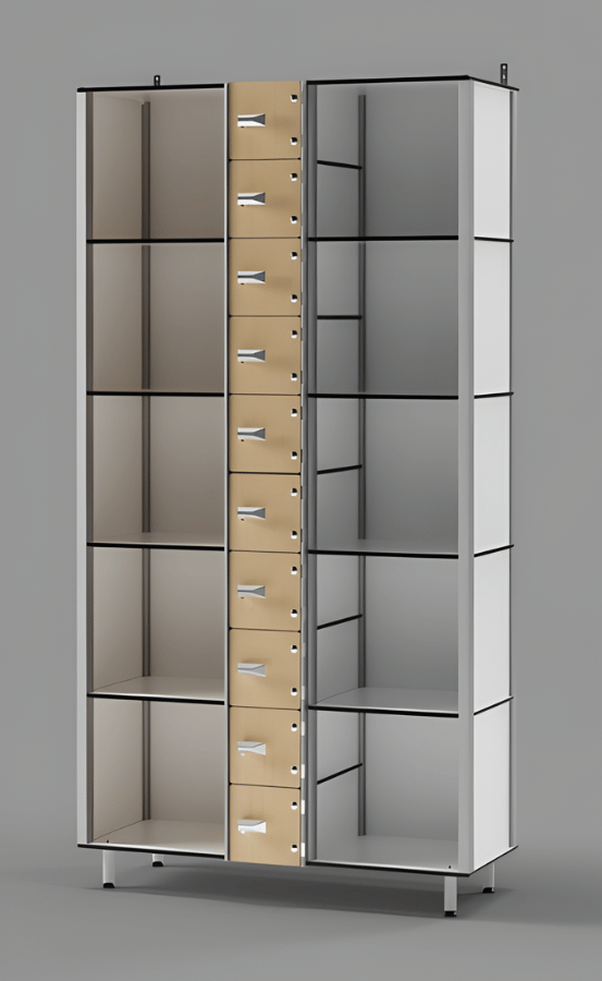 Signature Phenolic Lockers Combo Tower