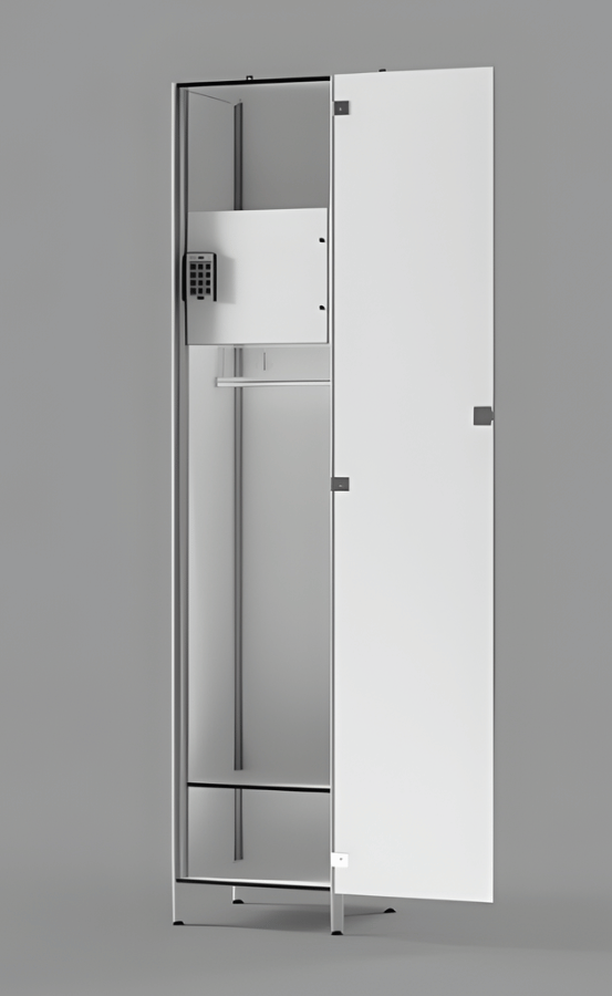 Signature Phenolic Lockers Executive Employee Locker with Lockable Inner Compartment