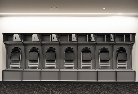 FOREMAN® Locker installation at the Super Dome Sports Arena