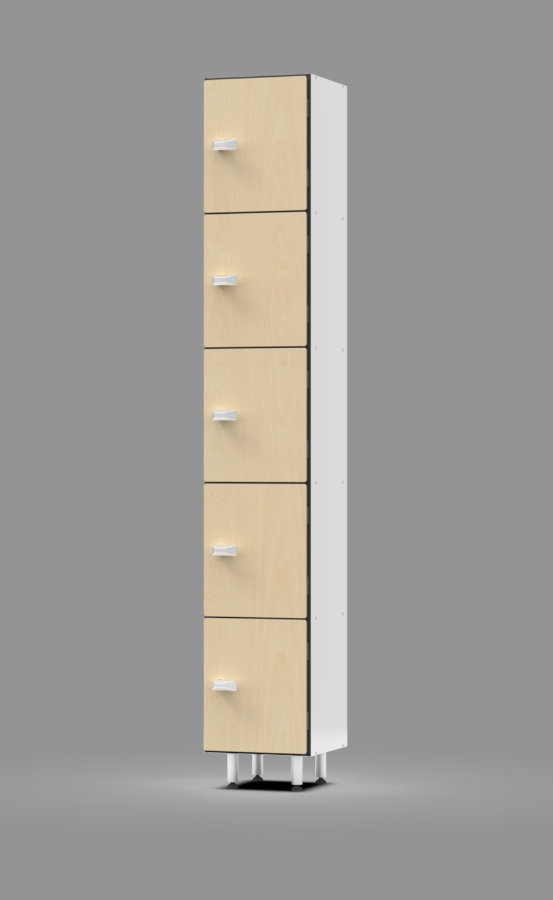 Traditional Phenolic Lockers 5-Tier Locker