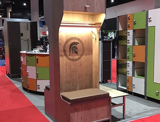 FOREMAN® presented its new STANDARD LINE traditional melamine lockers at IHRSA 2018.