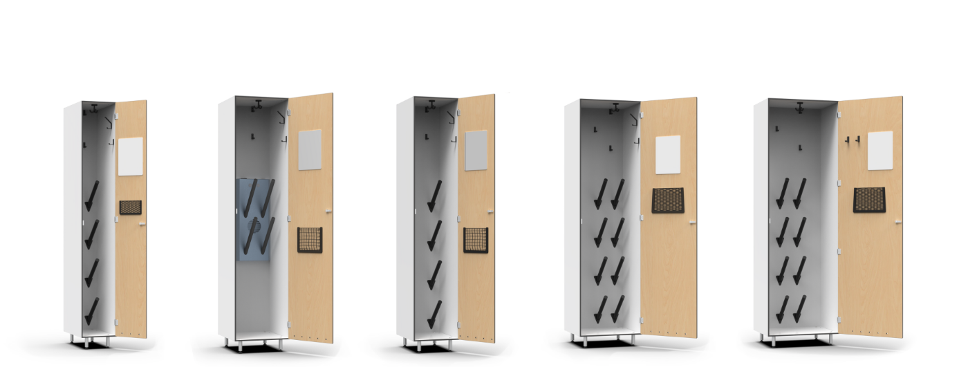 FOREMAN ski lockers tahoe series phenolic indoor and outdoor ski lockers with boot horns or boot dryers