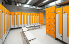 Enhancing Locker Rooms with a Multicolor Design