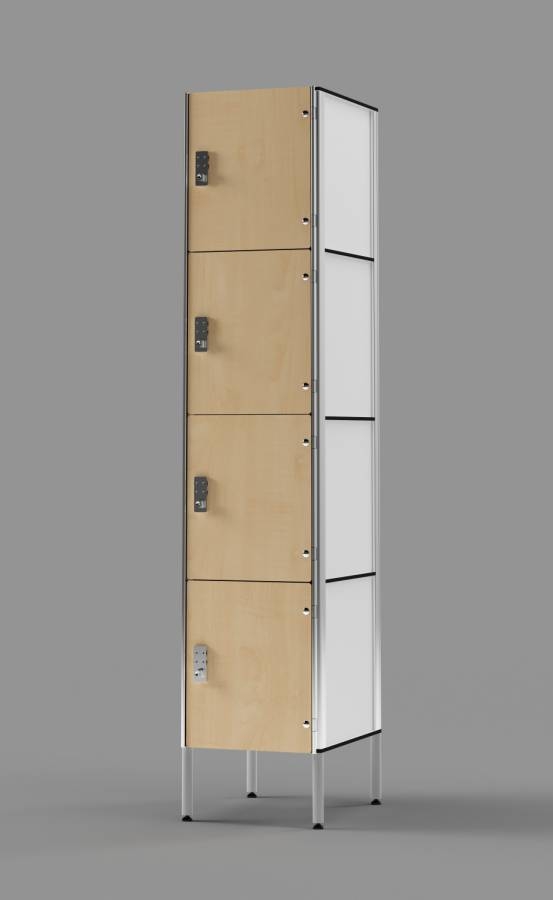 Manitoba Maple 4-Tier Locker