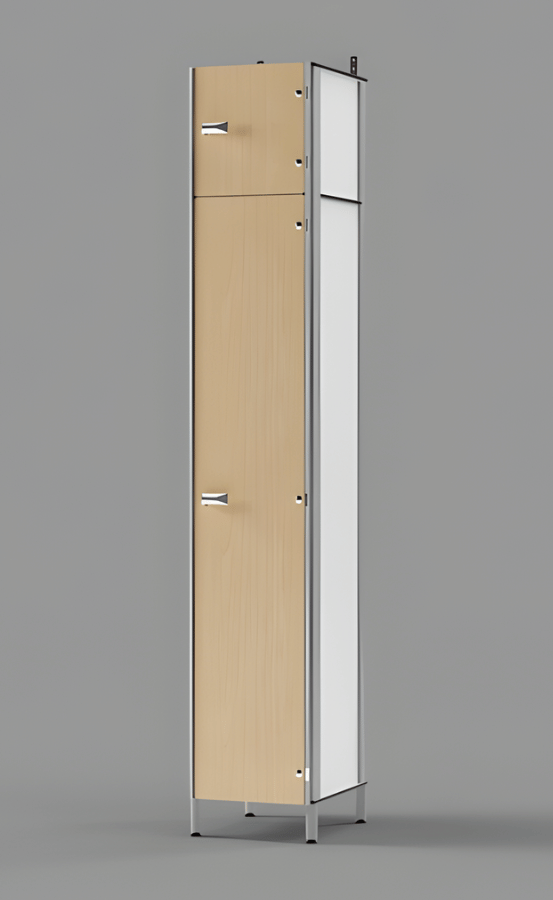 Signature Phenolic Lockers Employee Locker with the Upper Compartment