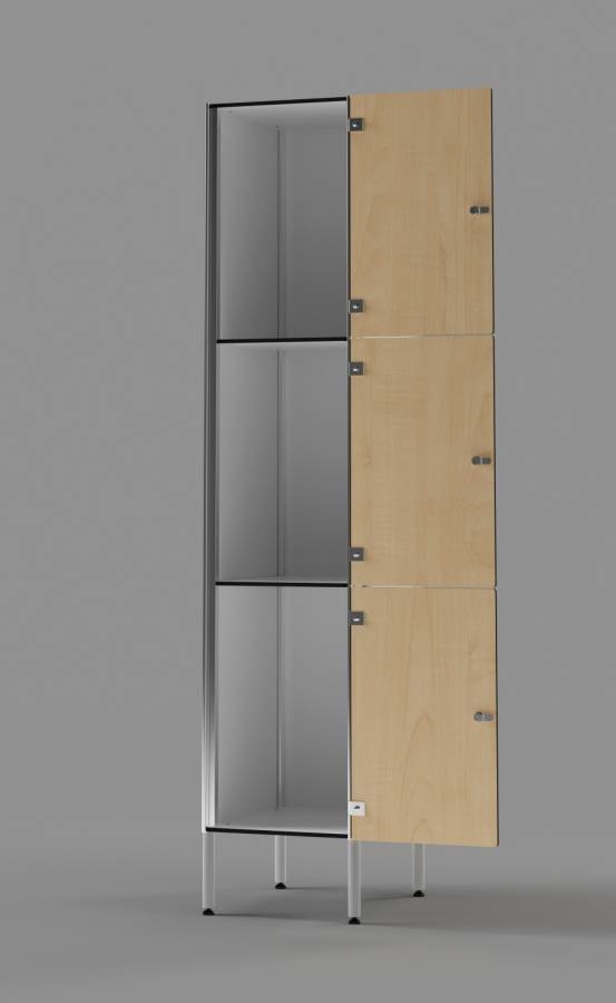 Manitoba Maple 3-Tier Locker