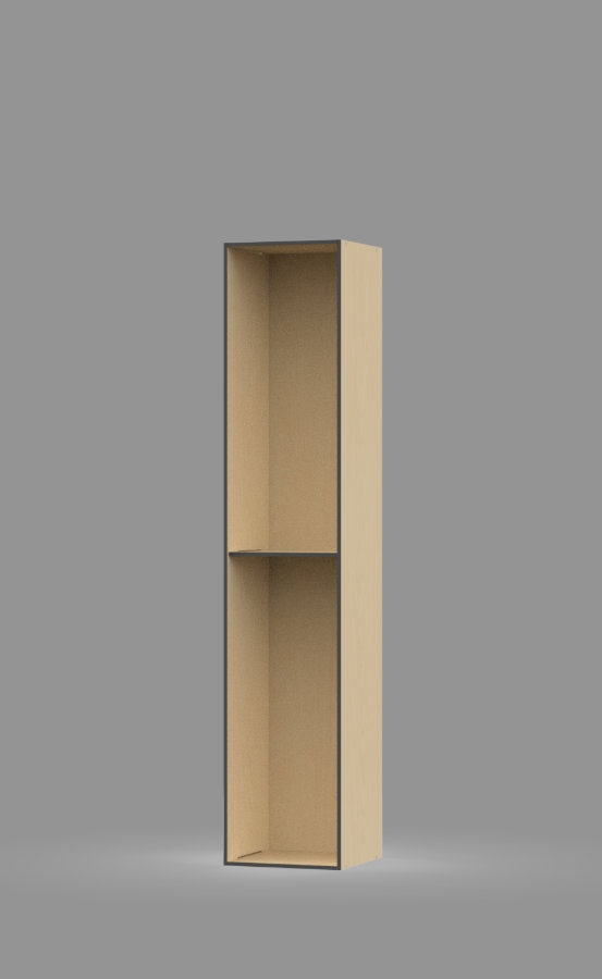 Open 2-Tier Locker  | Phenolic