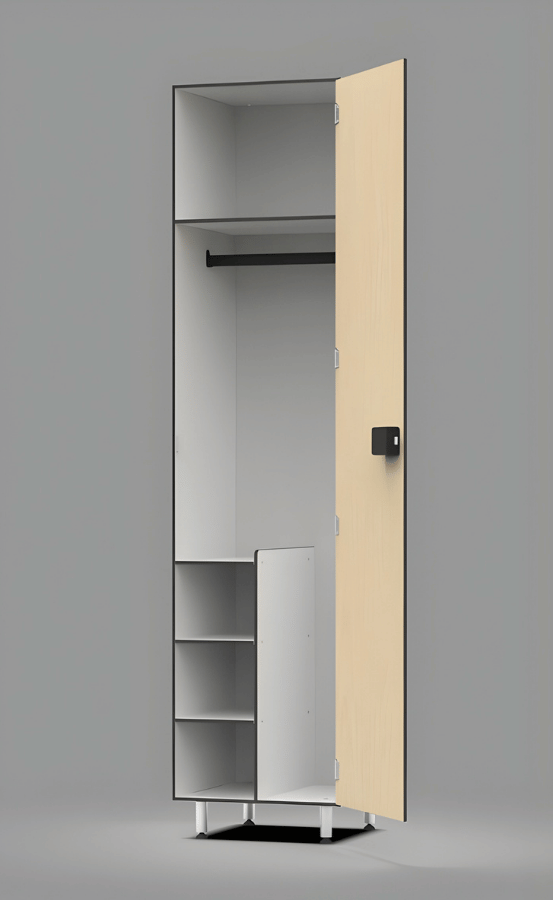 Golf Locker Triple Cubby Single Compartment